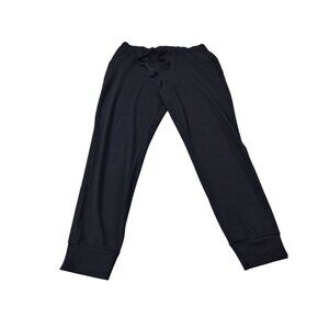 Style & Co Black Jogger Pants Size M Cotton Rayon Blend